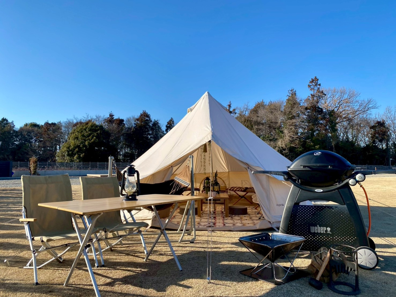 キャンプ&BBQ場　シェルターベース鎌ケ谷